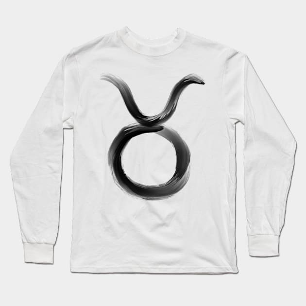 Taurus Long Sleeve T-Shirt by ArtByGB
